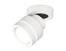 Светильник накладной XM8101023 Ambrella light белый 1 лампа, основание белое в стиле хай-тек круглый