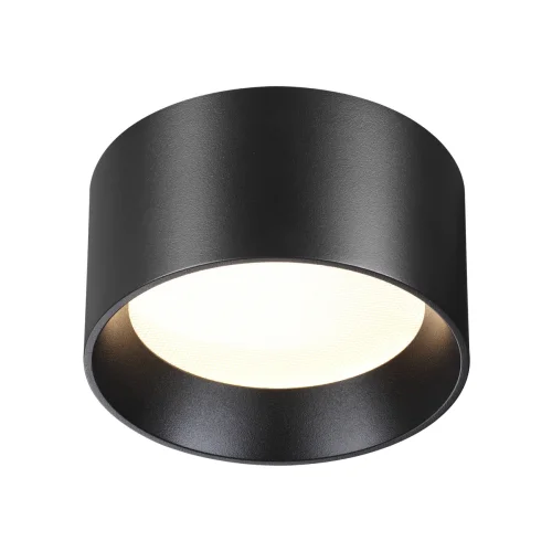 Светильник накладной LED Oben 6621/10CL Odeon Light чёрный 1 лампа, основание чёрное в стиле хай-тек круглый фото 3