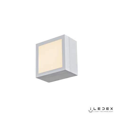 Бра LED Creator X068104 WH-3000K iLedex белый на 1 лампа, основание белое в стиле хай-тек современный квадраты