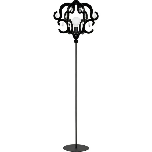 Торшер Katerina Black 5212-NW Nowodvorski  чёрный 1 лампа, основание чёрное в стиле арт-деко
