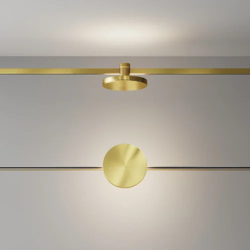 Трековый светильник Plato Flarity 4000K 7Вт 120° TR152-1-7W4K-BS Maytoni латунь для шинопроводов серии Plato латунь фото 4