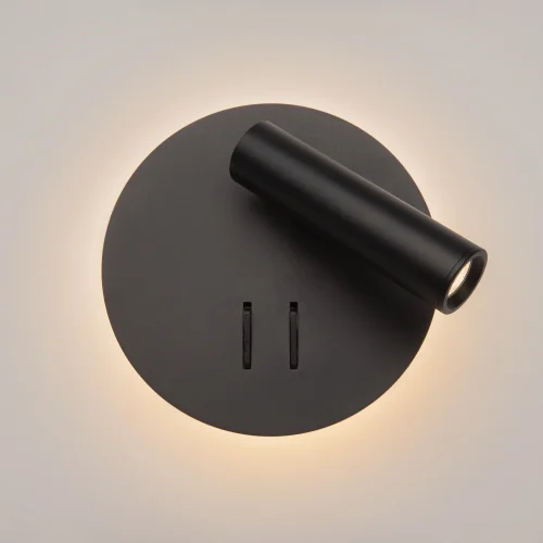 Бра с выключателем LED ios 176 C176-WL-01-6W-B Maytoni чёрный на 1 лампу, основание чёрное в стиле современный фото 12 Бра с выключателем LED ios 176 C176-WL-01-6W-B Maytoni чёрный на 1 лампу, основание чёрное в стиле современный фото 12