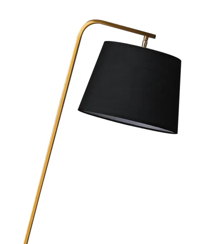 Торшер со столиком Филат 07050,33 Kink Light со столиком чёрный 1 лампа, основание золотое чёрное в стиле кантри 10086
 фото 2