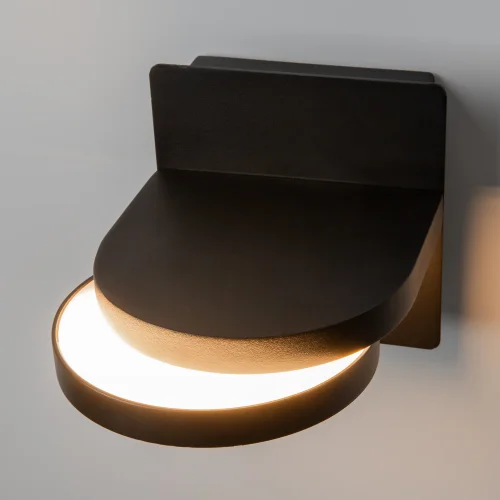 Бра LED Flap MOD354WL-L12B3K Maytoni чёрный на 1 лампу, основание чёрное в стиле современный хай-тек фото 10
