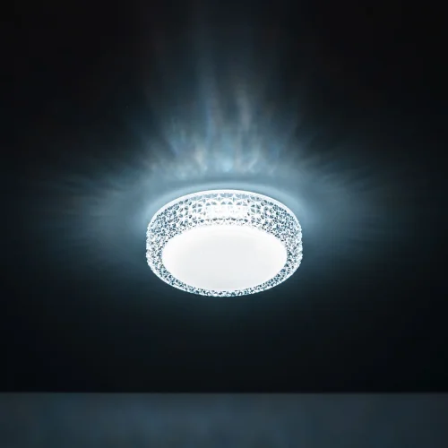 Светильник потолочный LED с пультом Альпина CL71812 Citilux белый 1 лампа, основание белое в стиле современный с пультом фото 2
