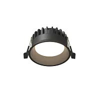 Светильник точечный LED Okno DL055-8W3-4-6K-B Maytoni чёрный на 1 лампу, основание чёрное в стиле современный хай-тек 
