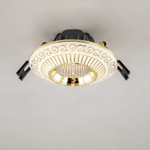 Светильник точечный LED Боска CLD041NW2 Citilux белый 1 лампа, основание белое в стиле классический  фото 2