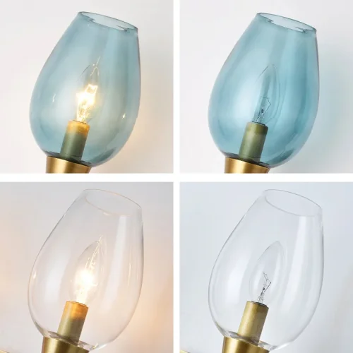 Бра Logmont-2 Wall lamp 102200-26 ImperiumLoft синий на 2 лампы, основание латунь в стиле современный фото 13 Бра Logmont-2 Wall lamp 102200-26 ImperiumLoft синий на 2 лампы, основание латунь в стиле современный фото 13