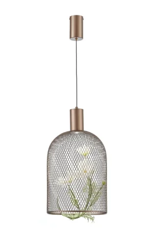 Светильник подвесной LED Ophelia V11872-PL Moderli розовый золотой на 1 лампу, основание розовое золотое в стиле современный арт-деко фото 3 Светильник подвесной LED Ophelia V11872-PL Moderli розовый золотой на 1 лампу, основание розовое золотое в стиле современный арт-деко фото 3