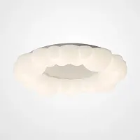 Светильник потолочный ODDLY CH D87 223910-23 ImperiumLoft белый на 1 лампу, основание белое в стиле скандинавский минимализм современный 