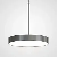Светильник подвесной TURNA ONE D30 Gray by ImperiumLoft 183490-26 ImperiumLoft серый 1 лампа, основание серое в стиле современный 