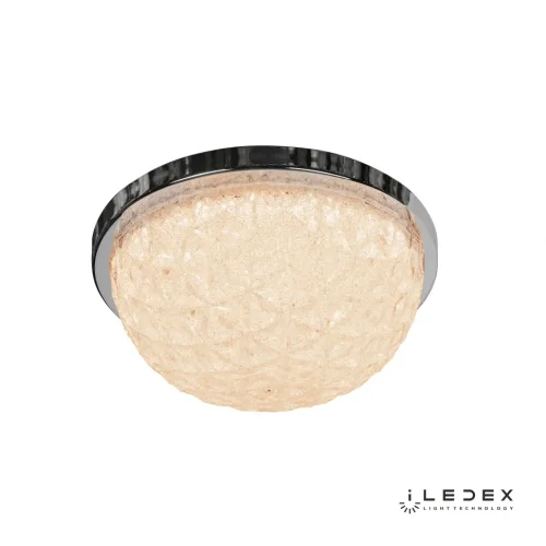 Светильник потолочный LED Bliss FOKD-68-352 CR iLedex прозрачный 1 лампа, основание хром в стиле современный хай-тек  фото 2