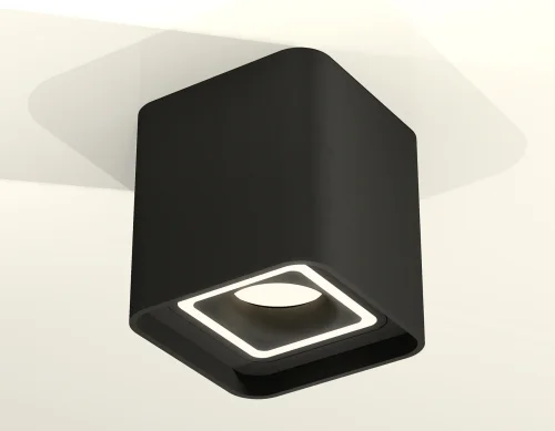 Светильник накладной Techno Spot XS XS7841020 Ambrella light чёрный 1 лампа, основание чёрное в стиле хай-тек современный квадратный фото 2