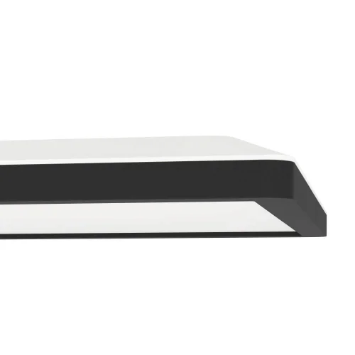 Светильник потолочный LED Rovito-Z 900093 Eglo белый 1 лампа, основание чёрное в стиле современный квадраты фото 2