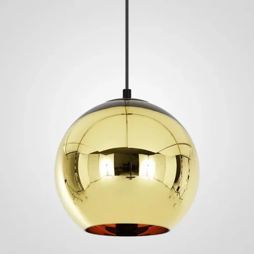 Светильник подвесной Copper Shade Gold D35 182698-22 ImperiumLoft золотой 1 лампа, основание золотое в стиле арт-деко современный 