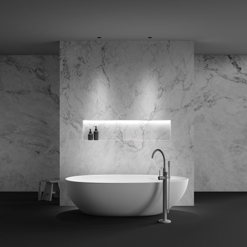 Светильник точечный LED Dip DL123-10W-3K-B Maytoni чёрный на 1 лампу, основание чёрное в стиле современный круглый фото 7