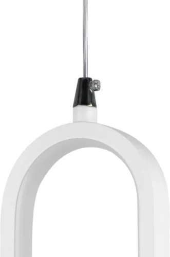 Светильник подвесной LED Saturno 749006 Lightstar белый на 1 лампу, основание белое в стиле минимализм современный фото 4