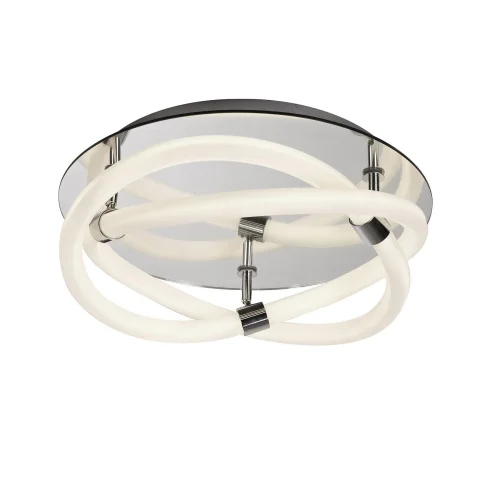 Светильник потолочный LED Line 6609 Mantra белый 1 лампа, основание серое никель в стиле современный кольца