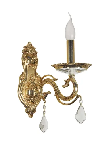 Бра Castella E 2.1.1.300 GH Dio D'Arte без плафона на 1 лампа, основание золотое жёлтое в стиле классический 