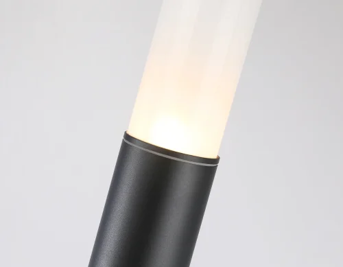 Парковый светильник ST2459 Ambrella light уличный IP54 чёрный 1 лампа, плафон белый в стиле хай-тек современный E27 фото 3