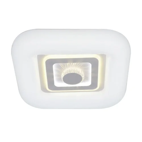 Светильник потолочный LED с пультом Casket 10220/SG LED Escada белый 1 лампа, основание белое в стиле хай-тек квадраты фото 2