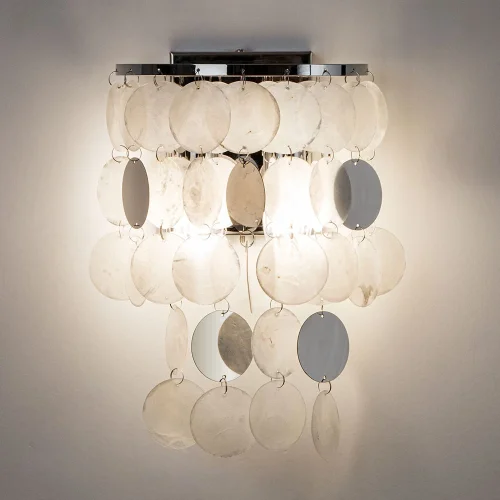 Бра Pipirima A4100AP-2CC Arte Lamp белый на 2 лампы, основание хром в стиле современный фото 2 Бра Pipirima A4100AP-2CC Arte Lamp белый на 2 лампы, основание хром в стиле современный фото 2