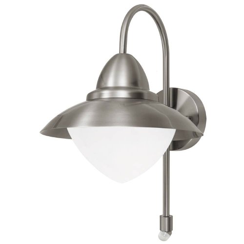 Настенный светильник 87105 SIDNEY Eglo уличный IP44 серый 1 лампа, плафон белый в стиле модерн E27