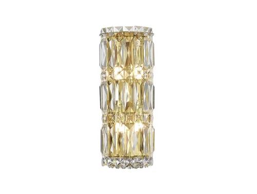 Бра 8455/A gold Newport прозрачный на 4 лампы, основание золотое в стиле классический 