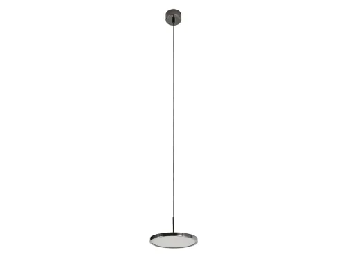Светильник подвесной LED 3511/S black glossy Newport белый 1 лампа, основание чёрное в стиле американский современный 