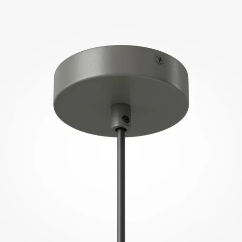 Светильник подвесной LED Brio MOD466PL-L12GR3K Maytoni серый на 1 лампу, основание серое в стиле современный фото 6