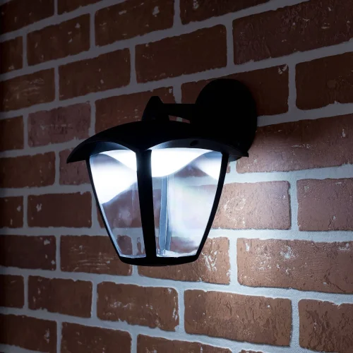 Настенный светильник LED CLU04W2 Citilux уличный IP54 чёрный 1 лампа, плафон прозрачный в стиле современный LED фото 2