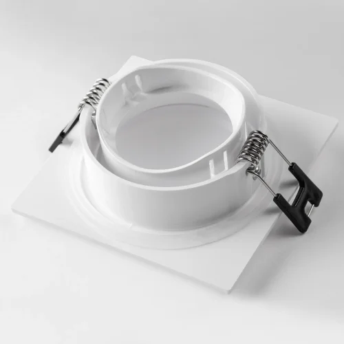 Светильник точечный Piano 012816 Lightstar белый на 1 лампу, основание белое в стиле современный квадратный фото 4