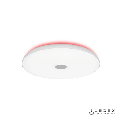 Светильник потолочный LED с пультом Music 1706/400 WH iLedex белый на 1 лампу, основание белое в стиле хай-тек современный с пультом фото 4