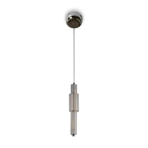 Светильник подвесной LED Verticale MOD308PL-L9CG3K Maytoni янтарный 1 лампа, основание хром в стиле   фото 2
