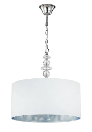 Светильник подвесной ARMANDO SP4 CHROME Crystal Lux белый 4 лампы, основание хром в стиле современный 