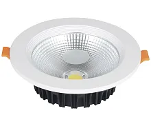 Светильник точечный LED Точка 2134 Kink Light белый 1 лампа, основание белое в стиле современный круглый