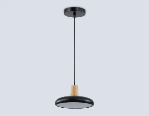 Светильник подвесной LED FL4839 Ambrella light чёрный на 1 лампу, основание чёрное в стиле хай-тек фото 5