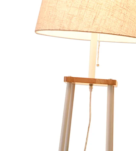 Торшер со столиком Аликанте 07098,01 Kink Light со столиком белый 1 лампа, основание белое в стиле кантри
 фото 2