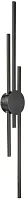 Бра LED Medway 2257-94-3 BL Belfast чёрный на 1 лампу, основание чёрное в стиле современный отражённый свет