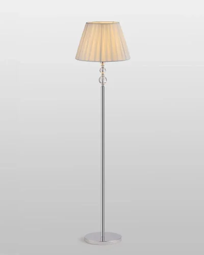 Торшер Feels V10547-1F Moderli  белый 1 лампа, основание хром в стиле современный классический
