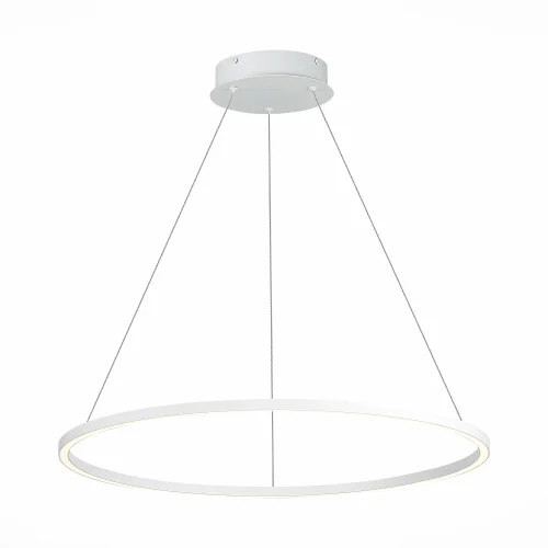 Светильник подвесной LED St605 Down ST605.543.34 ST-Luce белый 1 лампа, основание белое в стиле хай-тек кольца