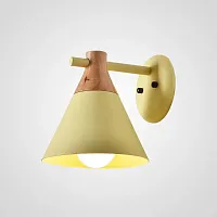 Настенный светильник NOD WALL Yellow 178364-26 ImperiumLoft жёлтый на 1 лампу, основание жёлтое в стиле современный скандинавский 