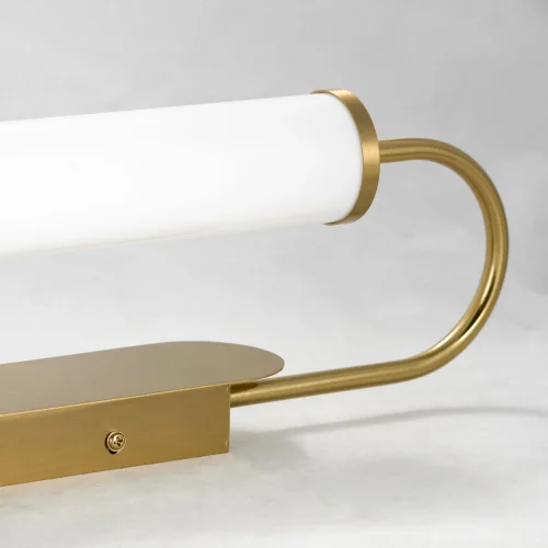 Бра LED LSP-8473 Lussole белый на 1 лампа, основание матовое золото в стиле современный  фото 3