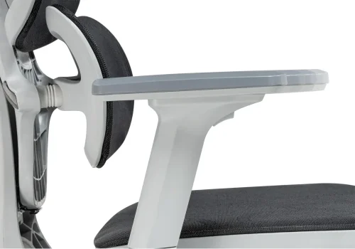 Компьютерное кресло Samur black / gray 15818 Woodville, чёрный/сетка, ножки/металл/хром, размеры - *1370***700*700 фото 17