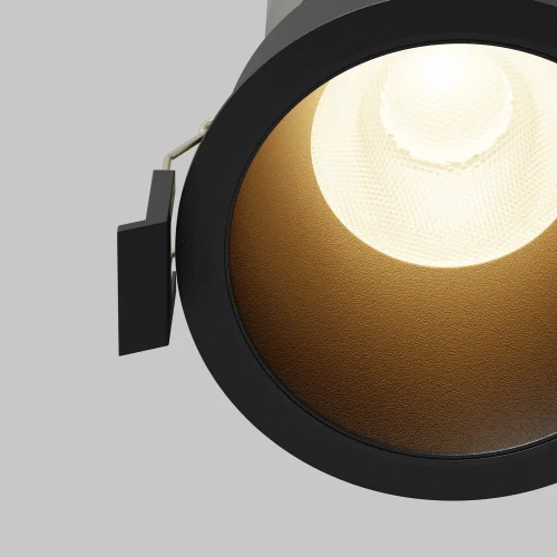 Светильник точечный LED Dip DL118-15W-3K-B Maytoni чёрный на 1 лампу, основание чёрное в стиле современный хай-тек круглый фото 4