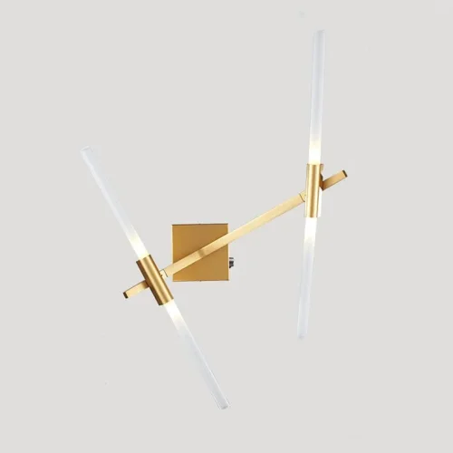 Настенный светильник Агнес Sconce 4 Золото 179715-22 ImperiumLoft белый на 4 лампы, основание золотое в стиле минимализм фьюжн хай-тек лофт 