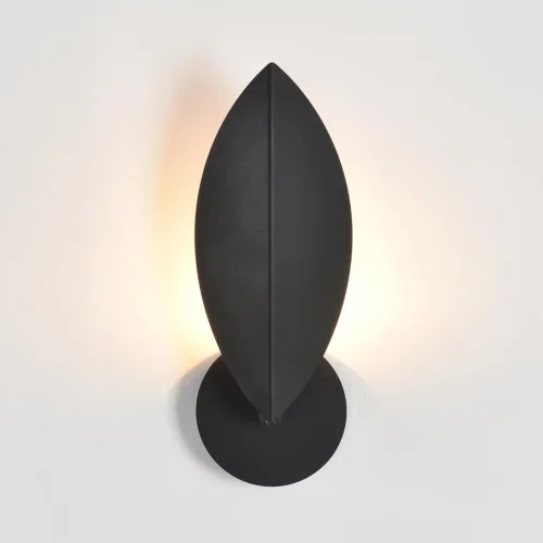 Бра Лиф (Leaf) 8395/1W Lumion чёрный на 1 лампу, основание чёрное в стиле современный фото 6