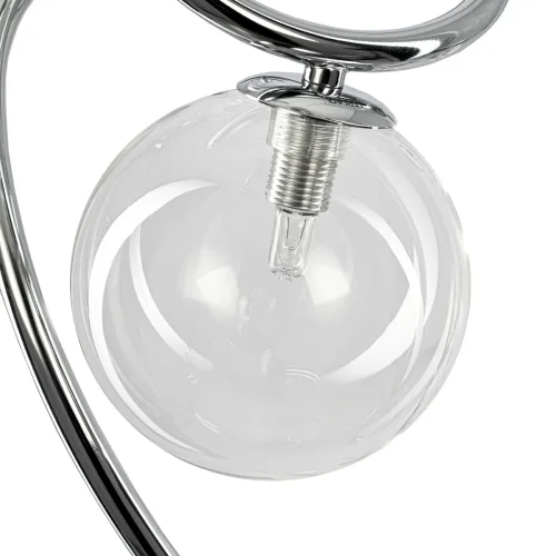 Светильник подвесной Vansa CL206091 Citilux прозрачный 10 ламп, основание хром в стиле современный молекула шар каскад фото 7