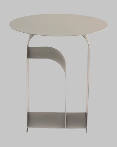 Журнальный столик Arwel, металл, темно-серый УТ000040313 Stool Group столешница серая из металл фото 7
