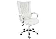 Компьютерное кресло Blant белое 1874 Woodville, белый/искусственная кожа, ножки/металл/хром, размеры - *1240***670*800